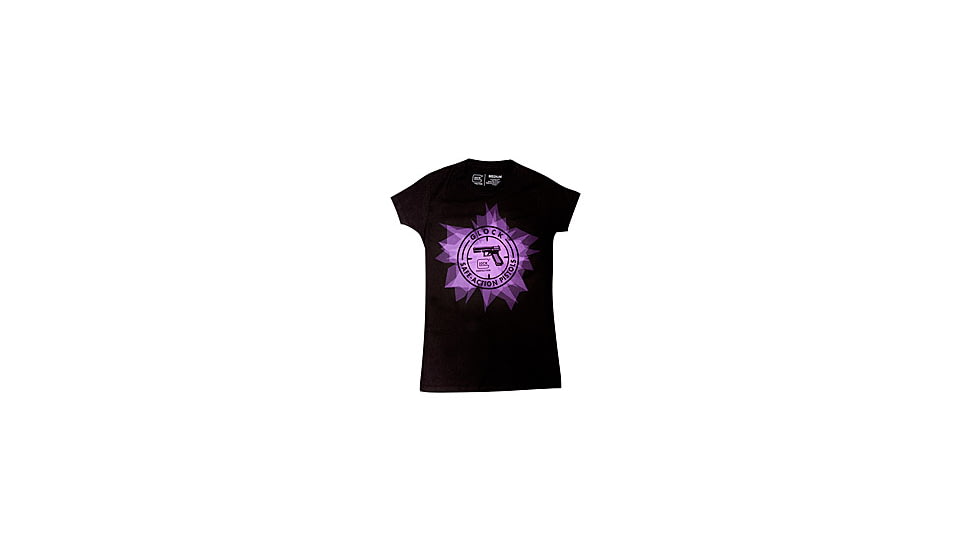 Glock Womens Safe Action T-Shirt, Black, Medium, GLAA68127