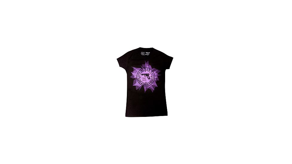 Glock Womens Safe Action T-Shirt, Black, Large, GLAA68128
