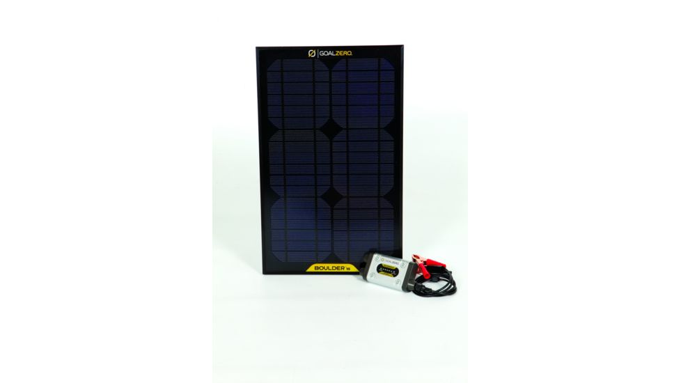 Goal Zero Guardian 12v Solar Recharging Kit With Boulder 15 Solar Panel 44001