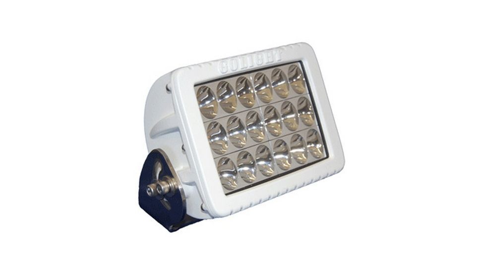 GoLight GXL Fixed Mount LED Floodlight, White, 4422