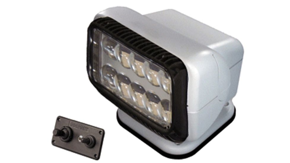 GoLight Permanent Golight with DM Remote, LED, White 96897