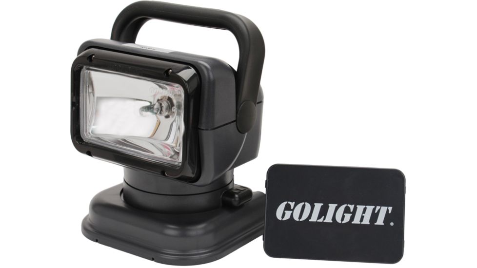 GoLight Portable Searchlight w/ Wired Remote, Grey, 5149