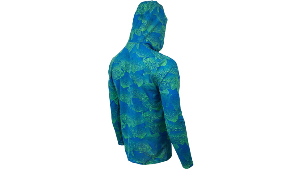 Googan Squad Crappie School Full Mesh Hooded Long-Sleeve Shirt - Mens, 2XL, GS243-2XL