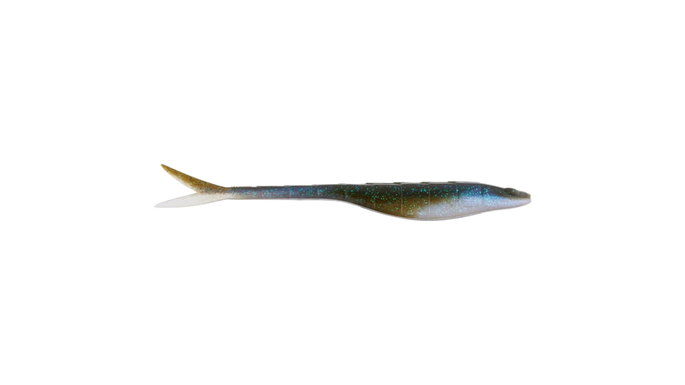 Googan Squad Dart Plastic Misc Shad, 7, 7in, Electric Shad, GDT-7-ELS