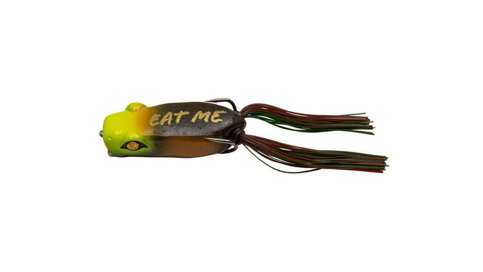 Googan Squad Poppin' Filthy Frog Hollow Body Bait, 2 1/2in, 5/8 oz, Bullfrog, 10-50-GGS-10001B