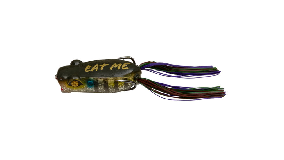 Googan Squad Poppin' Filthy Frog Hollow Body Bait, 2 1/2in, 5/8 oz, Ghost Gill, 10-50-GGS-10001C