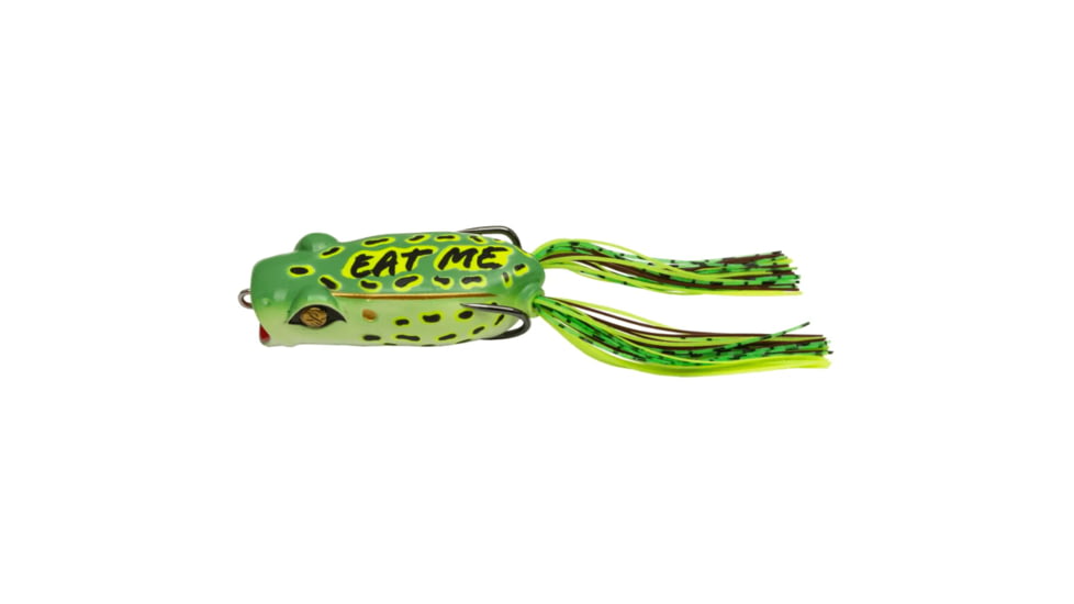 Googan Squad Poppin' Filthy Frog Hollow Body Bait, 2 1/2in, 5/8 oz, Leopard Frog, 10-50-GGS-10001E