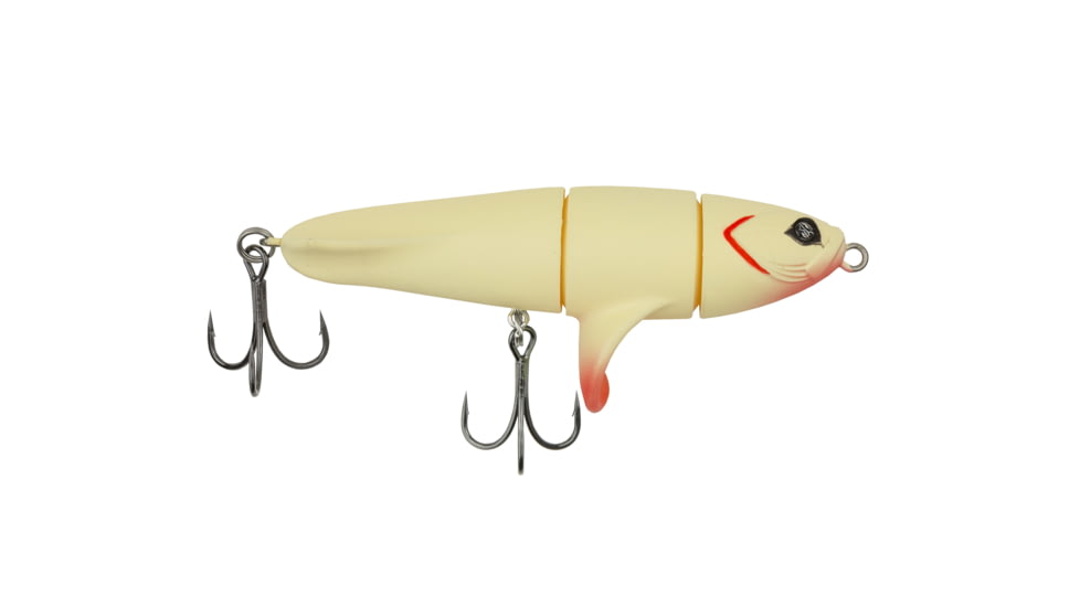 Googan Squad Revolver Hard Bait, 4.5in, 1 oz, Matte Bone, 10-01-GGS-10014C