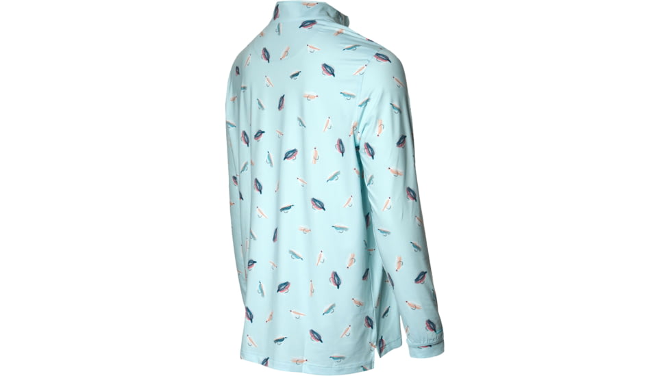 Googan Squad Salt Air Tossed Jig Quarter Zip Shirt - Mens, 3XL, GS091-3XL