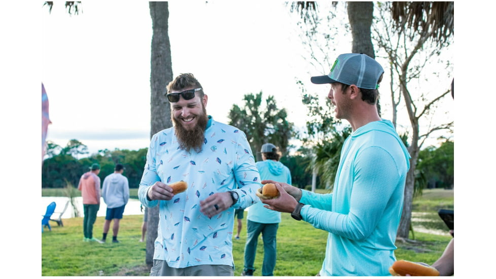 Googan Squad Salt Air Tossed Jig Quarter Zip Shirt - Mens, 3XL, GS091-3XL