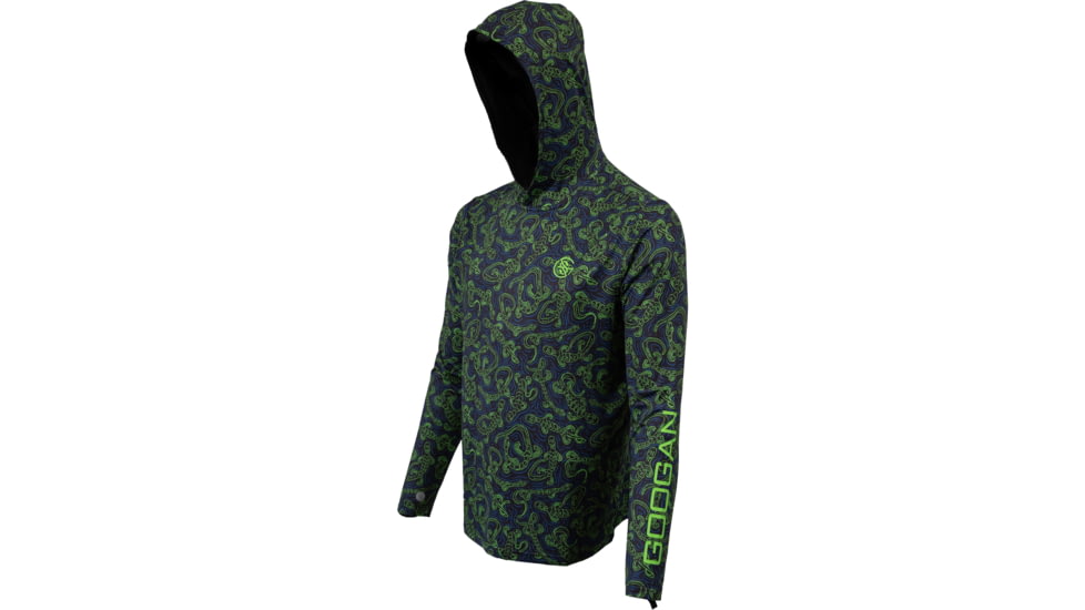 Googan Squad Slizzard Lizard Hooded Long-Sleeve Shirt - Mens, Large, GS241-L