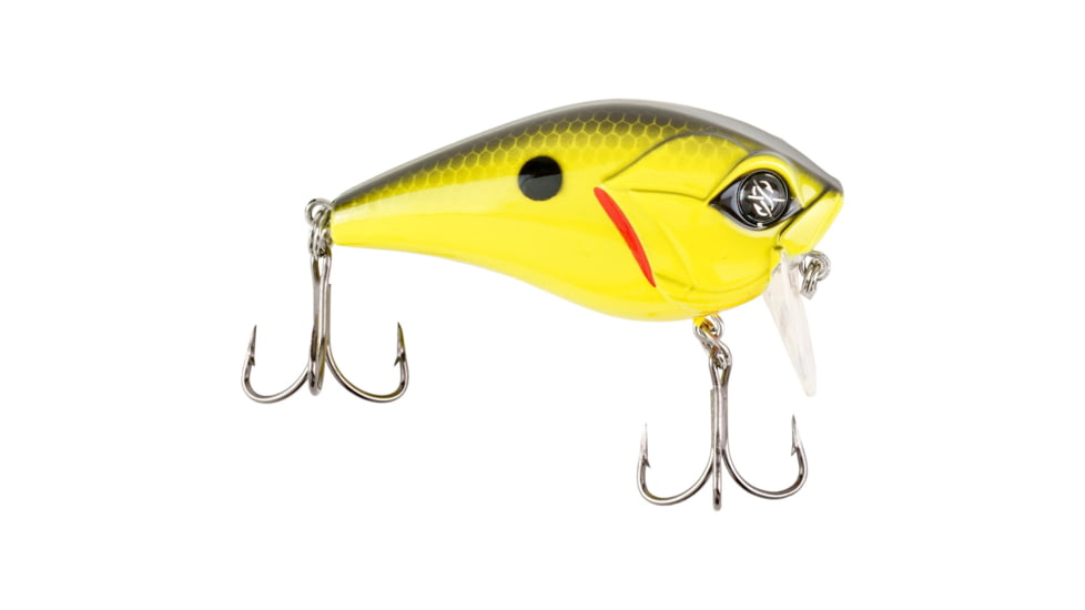 Googan Squad Wake Banger Hard Bait, 2 3/8in, 7/16 oz, Chartreuse Black Back, 10-01-GGS-10020A