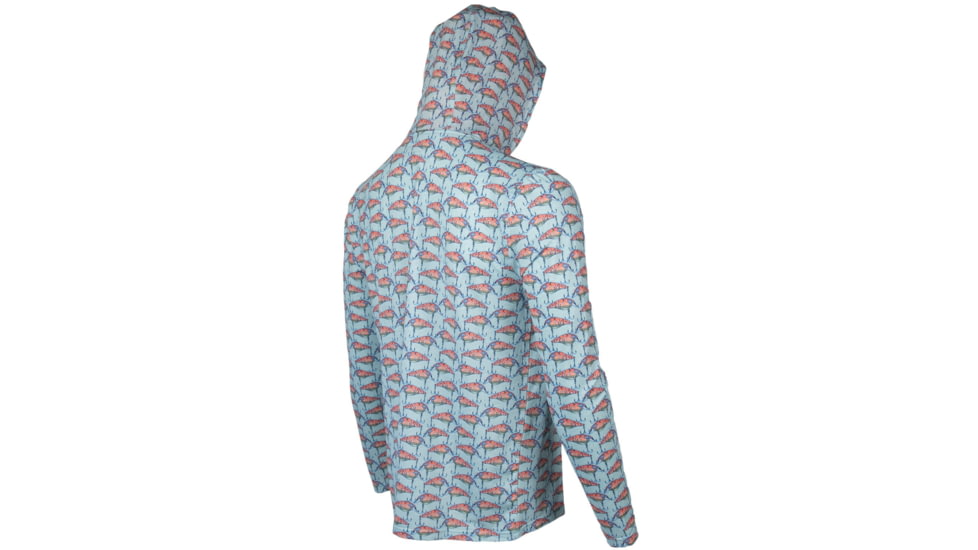 Googan Squad Water Color Banger Mesh Hooded Long-Sleeve Shirt - Mens, Small, GS233-S