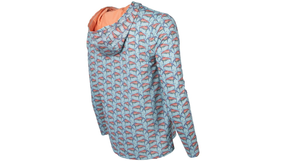 Googan Squad Water Color Banger Mesh Hooded Long-Sleeve Shirt - Mens, Small, GS233-S