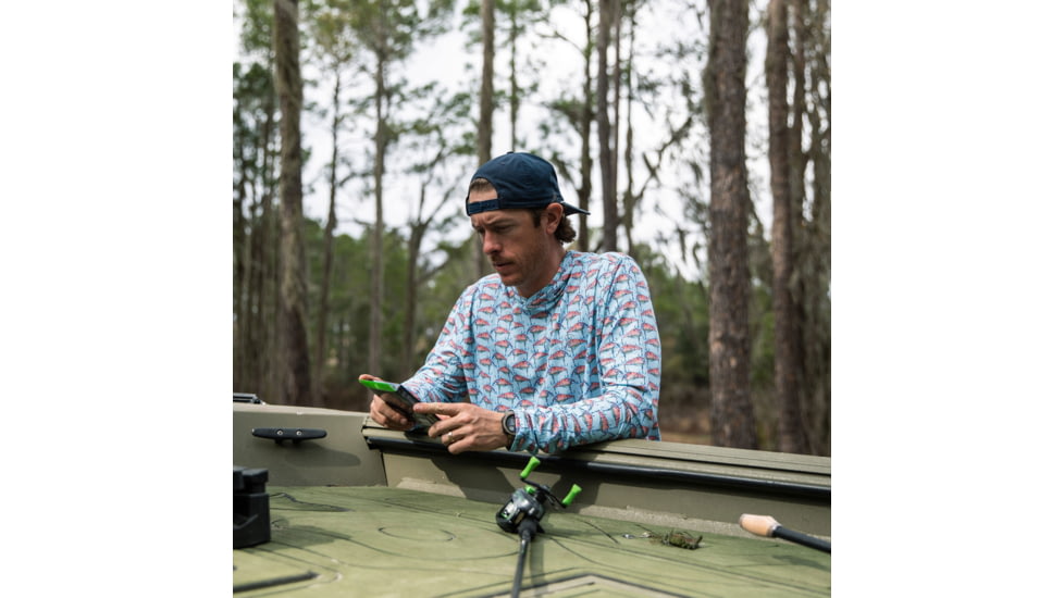 Googan Squad Water Color Banger Mesh Hooded Long-Sleeve Shirt - Mens, Small, GS233-S