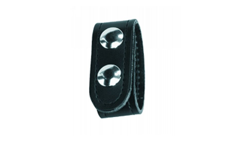 Gould &amp; Goodrich Belt Keeper, Double Snap, Hidden, Black, K76HS