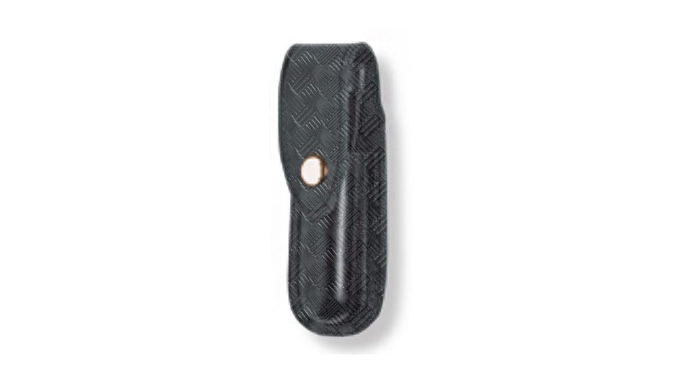 Gould &amp; Goodrich Leather Flashlight Case, Brass, Streamlight Strion LED, Black Weave, B672-8WBR