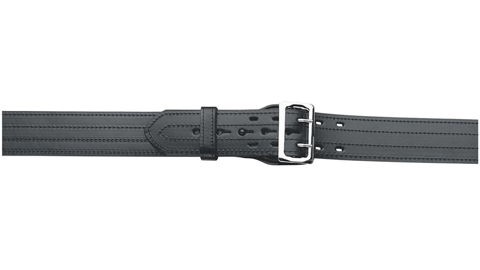 Gould &amp; Goodrich Sally Browne Duty Belt w/Brass Buckle - Women's, 24in, Black Weave, B192-24WBR