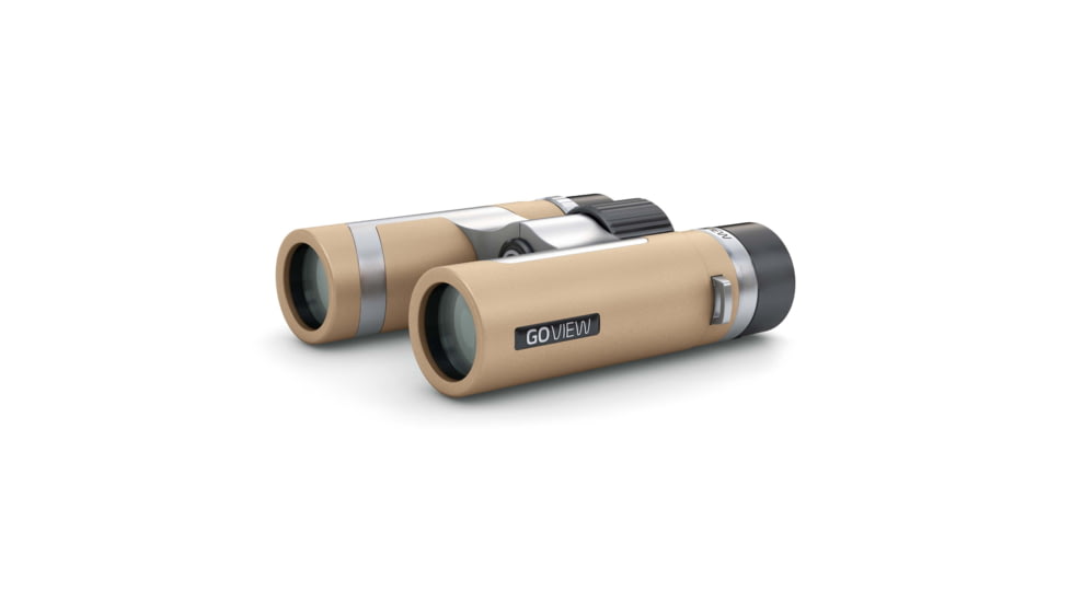 GoView ZOOMR 8x26mm Roof Prism Binoculars, Light Brown, 4260527415893