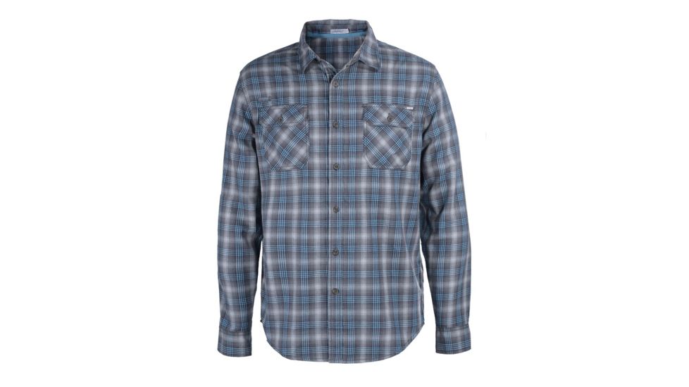 Gramicci Burner Flannel Shirt - Men's-Fog Grey-Small