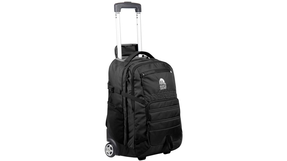 Granite Gear Haulsted Wheeled Backpack, Black, 1000033-0001