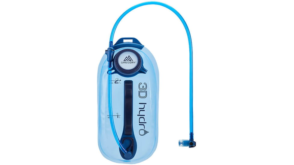 Gregory 3D QuickDry Hydro Reservoir, 2 Liters, Optic Blue, One Size, 145286-5583
