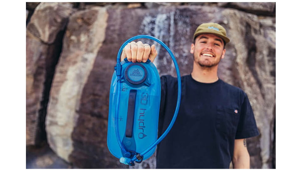 Gregory 3D QuickDry Hydro Reservoir, 2 Liters, Optic Blue, One Size, 145286-5583