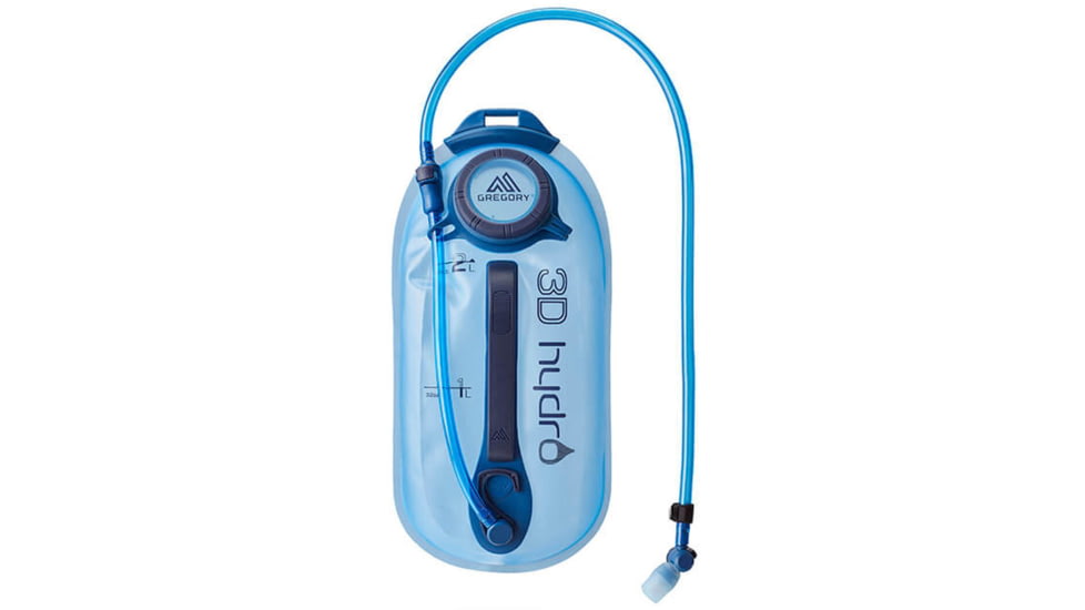 Gregory 3D QuickDry Hydro Reservoir, 2 Liters, Optic Blue, One Size, 145286-5583