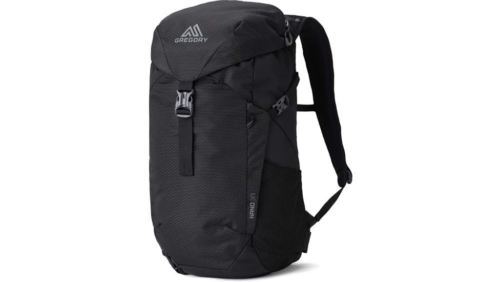 Gregory Nano 30L Backpacks, Obsidian Black, One Size, 146838-0413