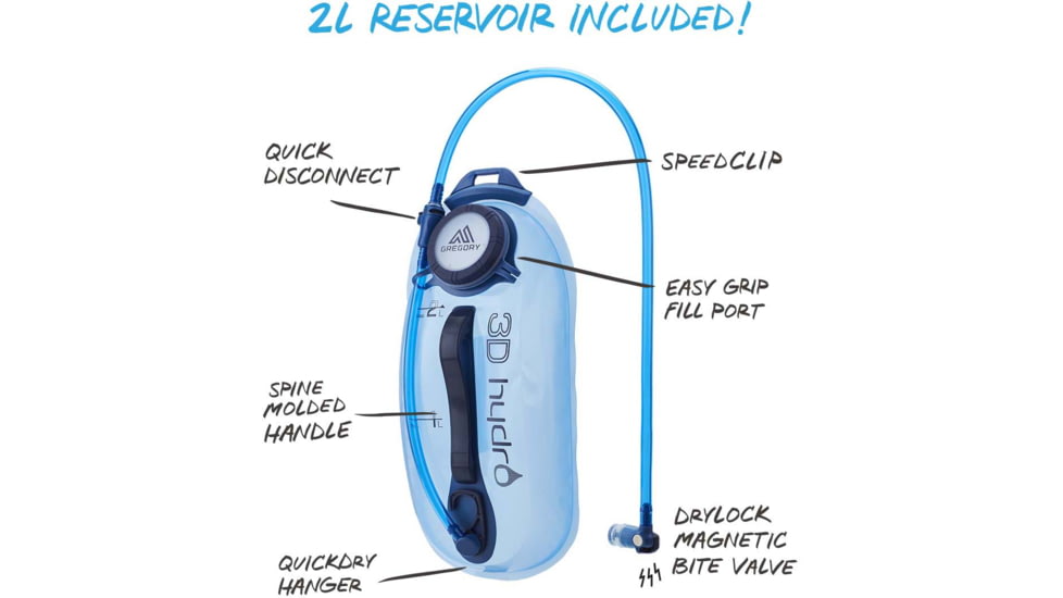 Gregory Pace 3L H2O Pack - Womens, Mineral Yellow, One Size, 143373-1561