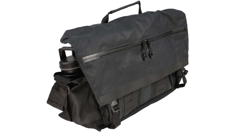 Grey Ghost Gear 2.0 Wanderer Messenger Bag, Black, GTG5906-BLK