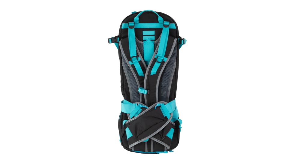Grey Ghost Gear Apparition SBR Bag, Solid Black/Cyan, GGPGTG5874-49-2D