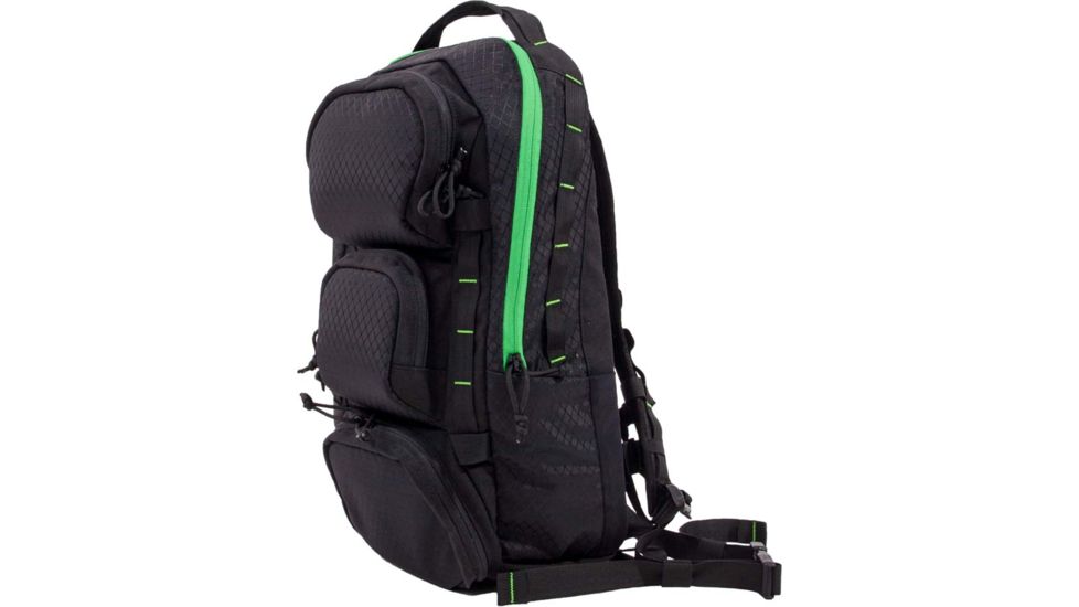 Grey Ghost Gear GG Civilian Impact Bag, Black Diamond/Lime Green, 6014-2D-52