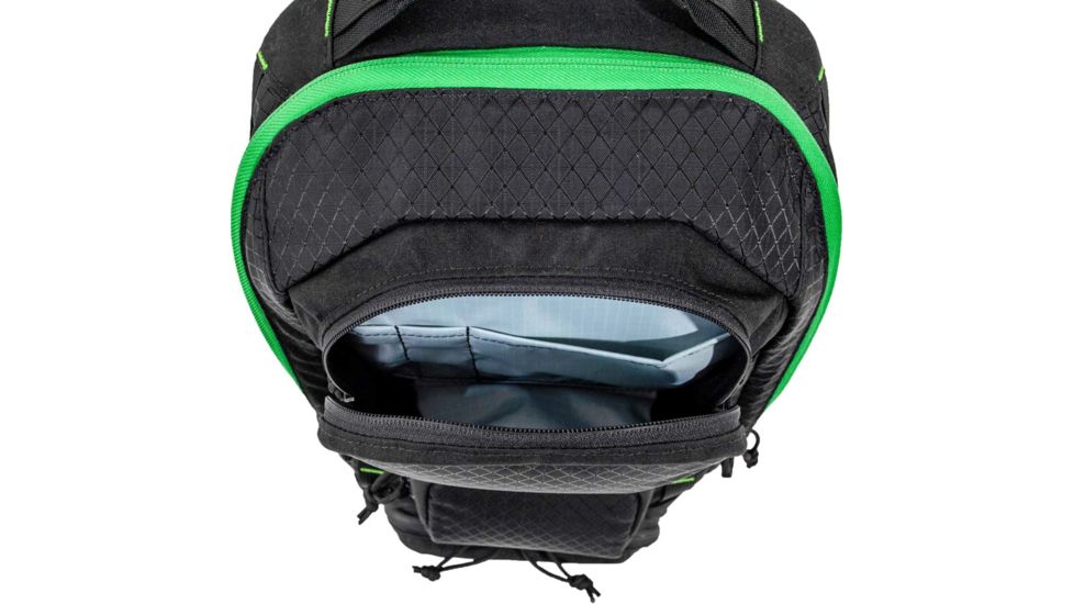 Grey Ghost Gear GG Civilian Impact Bag, Black Diamond/Lime Green, 6014-2D-52