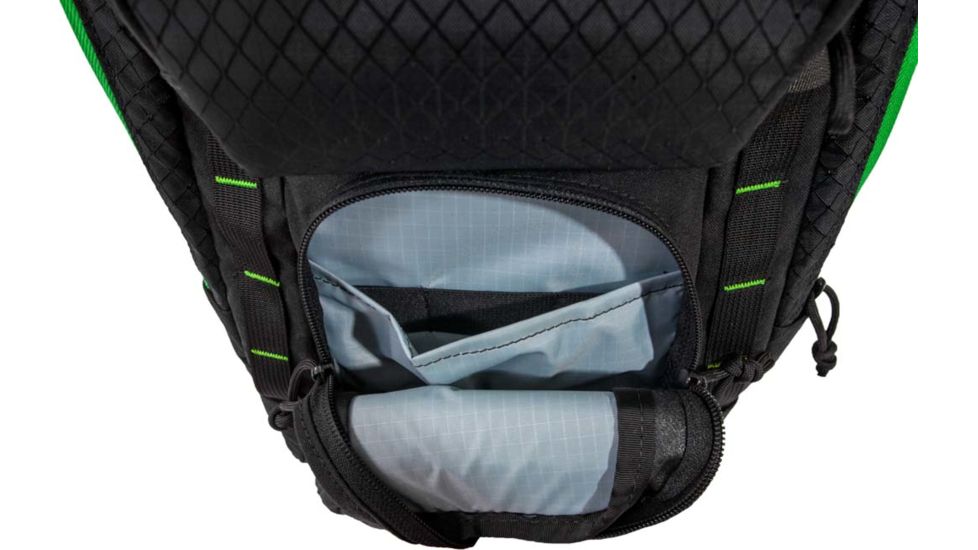 Grey Ghost Gear GG Civilian Impact Bag, Black Diamond/Lime Green, 6014-2D-52