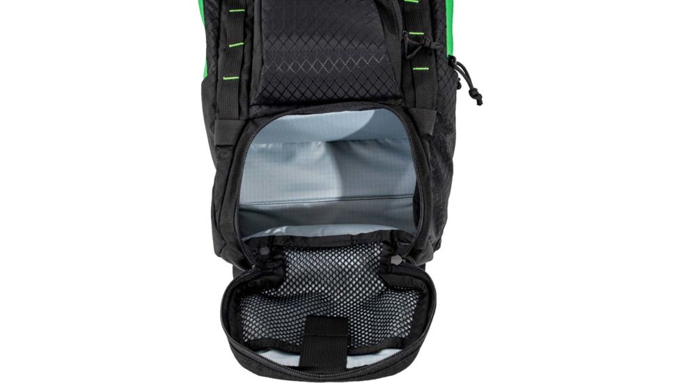 Grey Ghost Gear GG Civilian Impact Bag, Black Diamond/Lime Green, 6014-2D-52