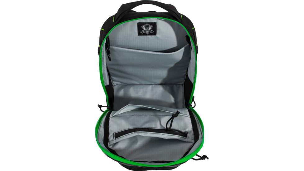 Grey Ghost Gear GG Civilian Impact Bag, Black Diamond/Lime Green, 6014-2D-52