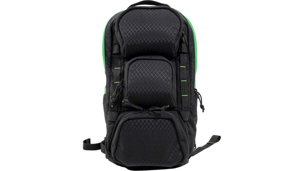 Grey Ghost Gear GG Civilian Impact Bag, Black Diamond/Lime Green, 6014-2D-52