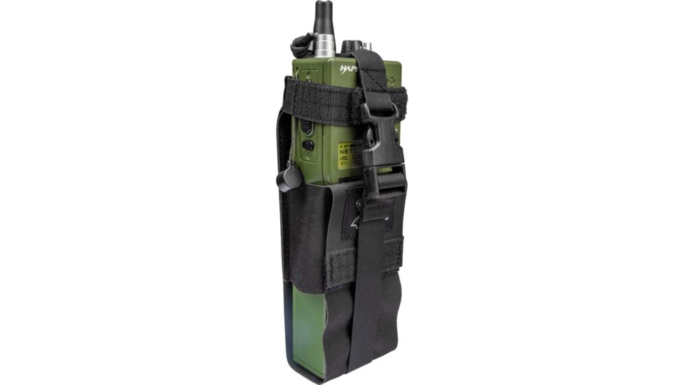 Grey Ghost Gear Radio Pouch Large, Laminate, Black, GTG0392-2