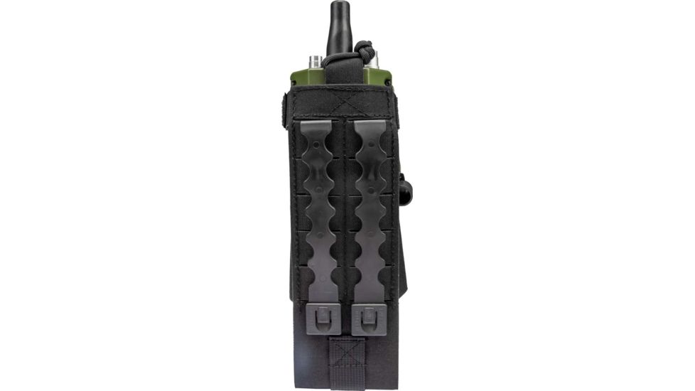 Grey Ghost Gear Radio Pouch Large, Laminate, Black, GTG0392-2