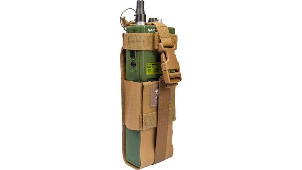 Grey Ghost Gear Radio Pouch Large, Laminate, Coyote Brown, GTG0392-14
