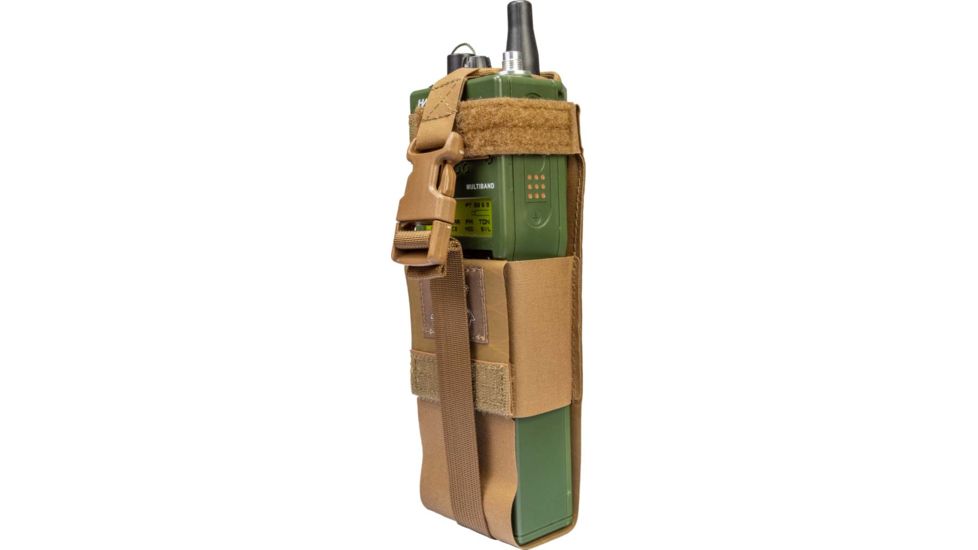 Grey Ghost Gear Radio Pouch Large, Laminate, Coyote Brown, GTG0392-14