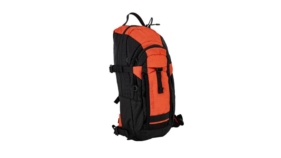 Grey Ghost Gear TQ Hydration Pack, Black Diamond/Orange Heather 6006-2D-45H