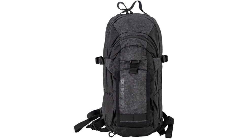 Grey Ghost Gear TQ Hydration Pack w/ 2.0 Bladder, Black Diamond/Black Heather, GTG5987-2D-2H