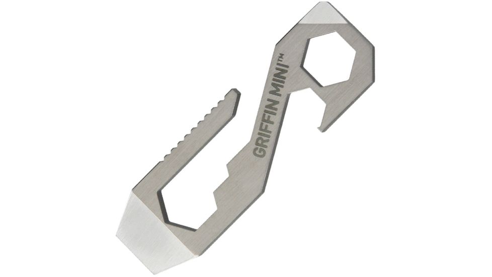 Griffin Pocket Tool GPT Mini Pocket Tool Stainless Fixed Blade Knife, Handle GPTM