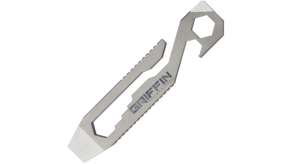 Griffin Pocket Tool GPT Pocket Tool Stainless Fixed Blade Knife, Handle GPTSS