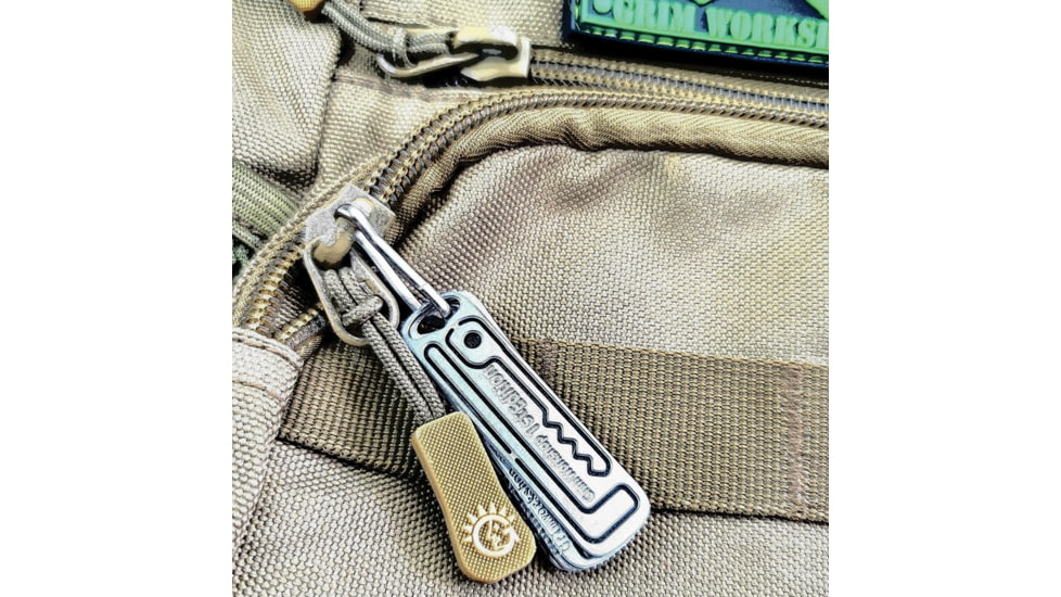 Grim Workshop Lock Pick Rake Micro Tool, Hardened Stainless Construction, 1.75in x 0.5in, GWLOCKZIP