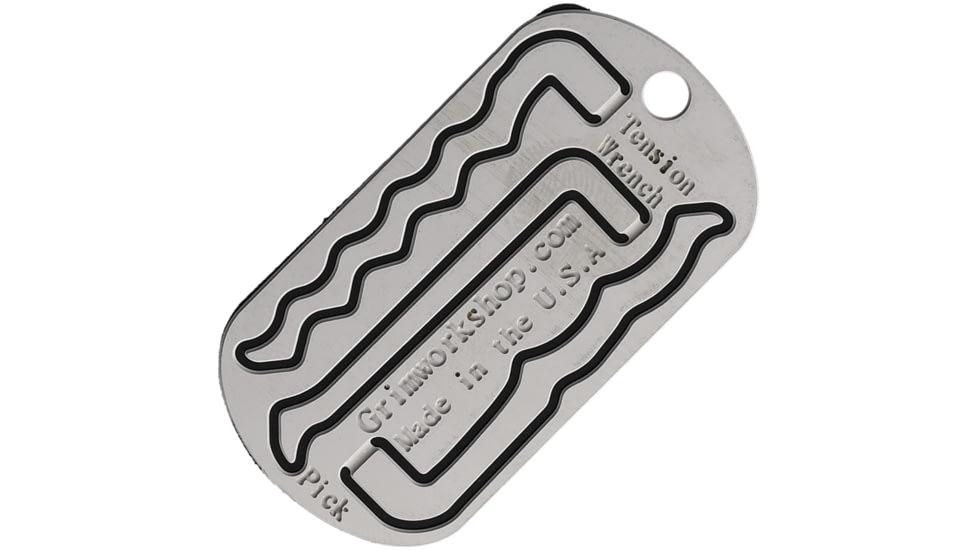 Grim Workshop Lock Picking Dog Tag Tool