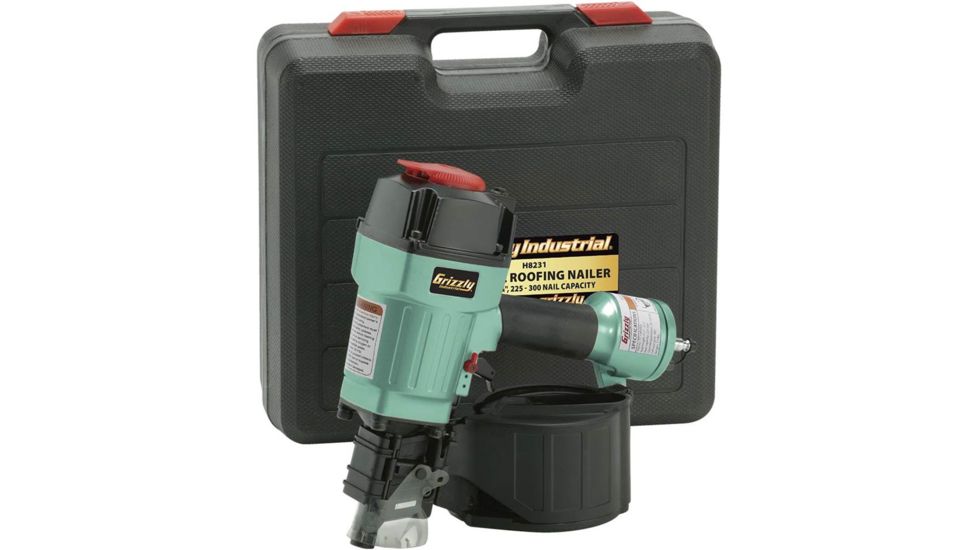 Grizzly Industrial 1-3/4in.-2-3/4in. Coil Nailer H8231