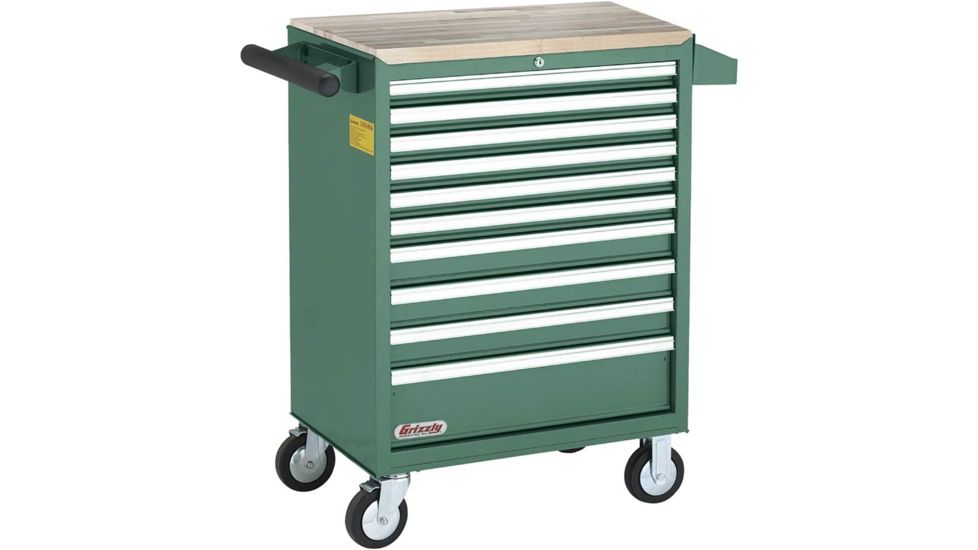 Grizzly Industrial 10 Drawer Rolling Tool Cabinet H7730